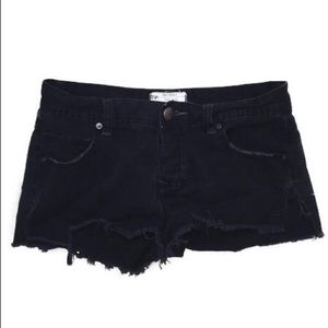 Free People Shorts - ♡ FREE PEOPLE BLACK JEAN SHORTS ♡ Free People Shorts - ♡ FREE PEOPLE BLACK JEAN SHORTS ♡